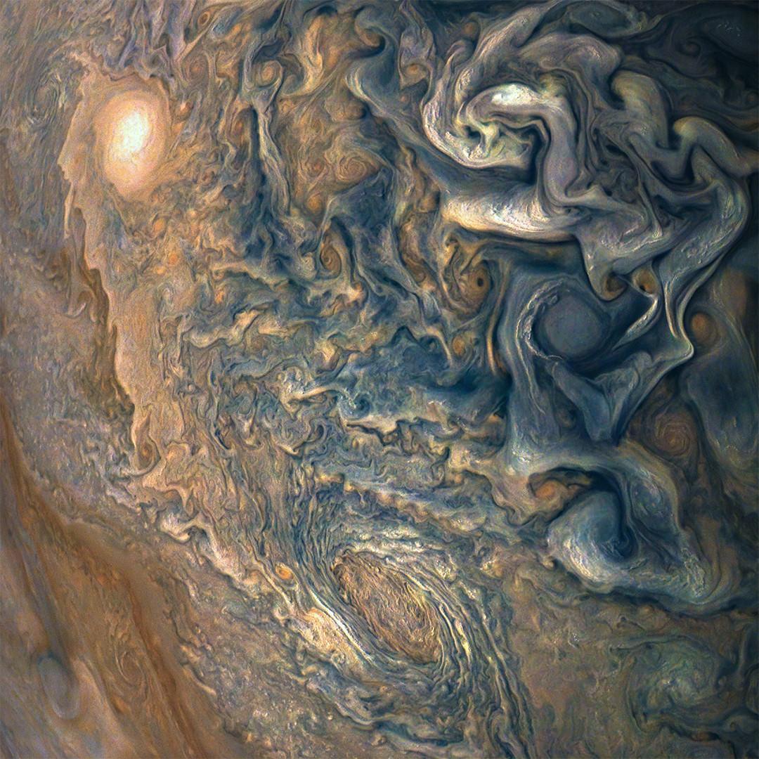 Jupiter Looking Like Abstract Art...