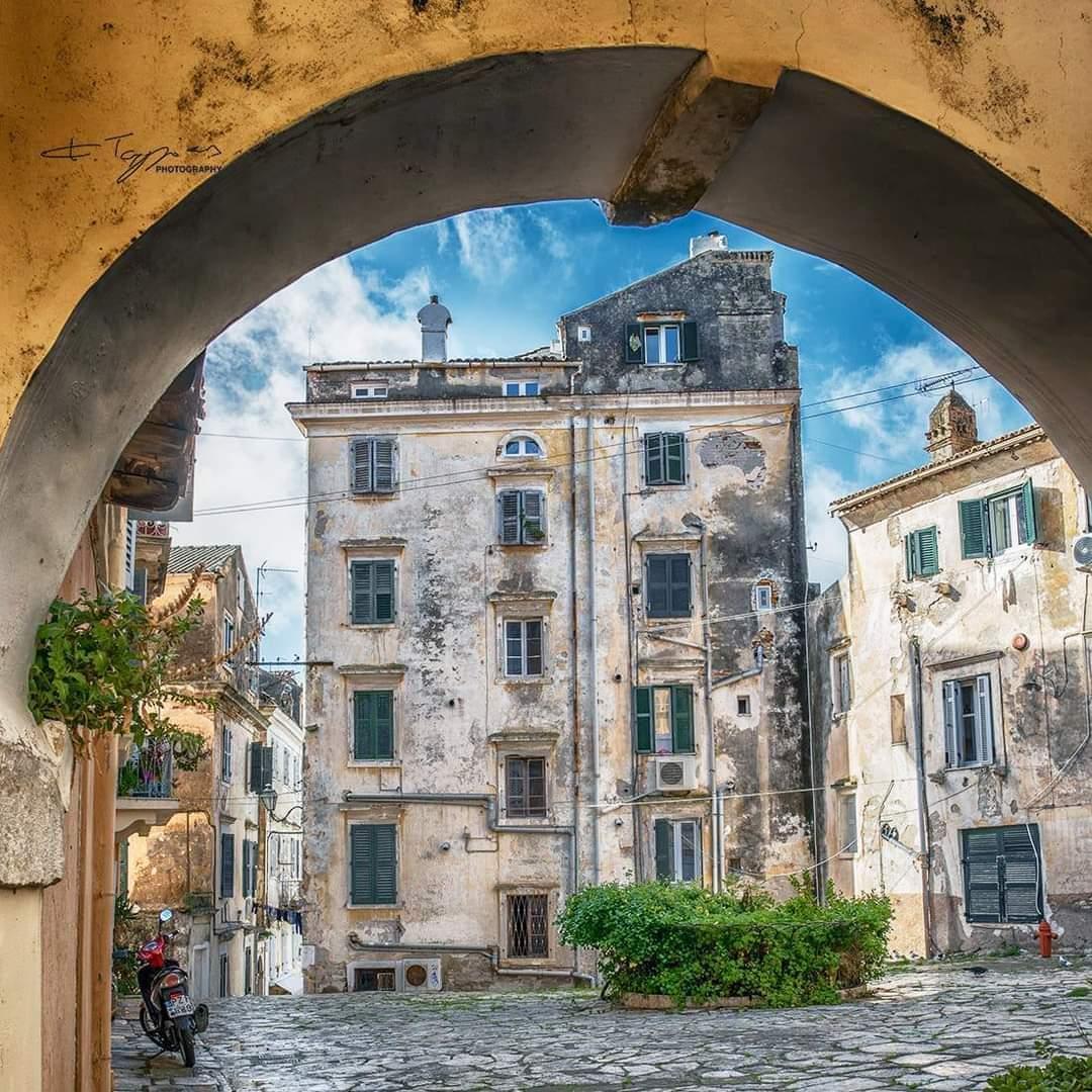 Visit Old Corfu Town in Corfu Greece &amp; Palazzino Veneziano. Still summer here!!!