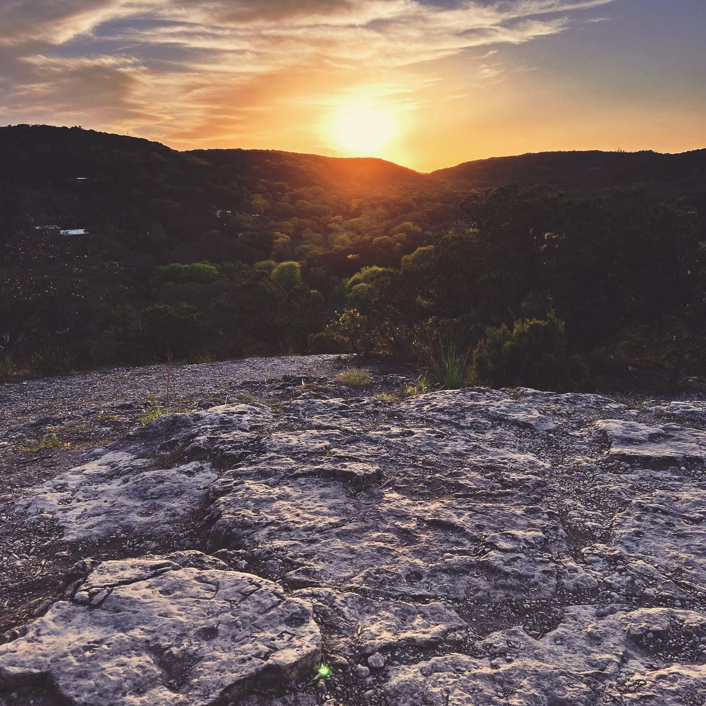 Sunset at Grey Forest, Texas