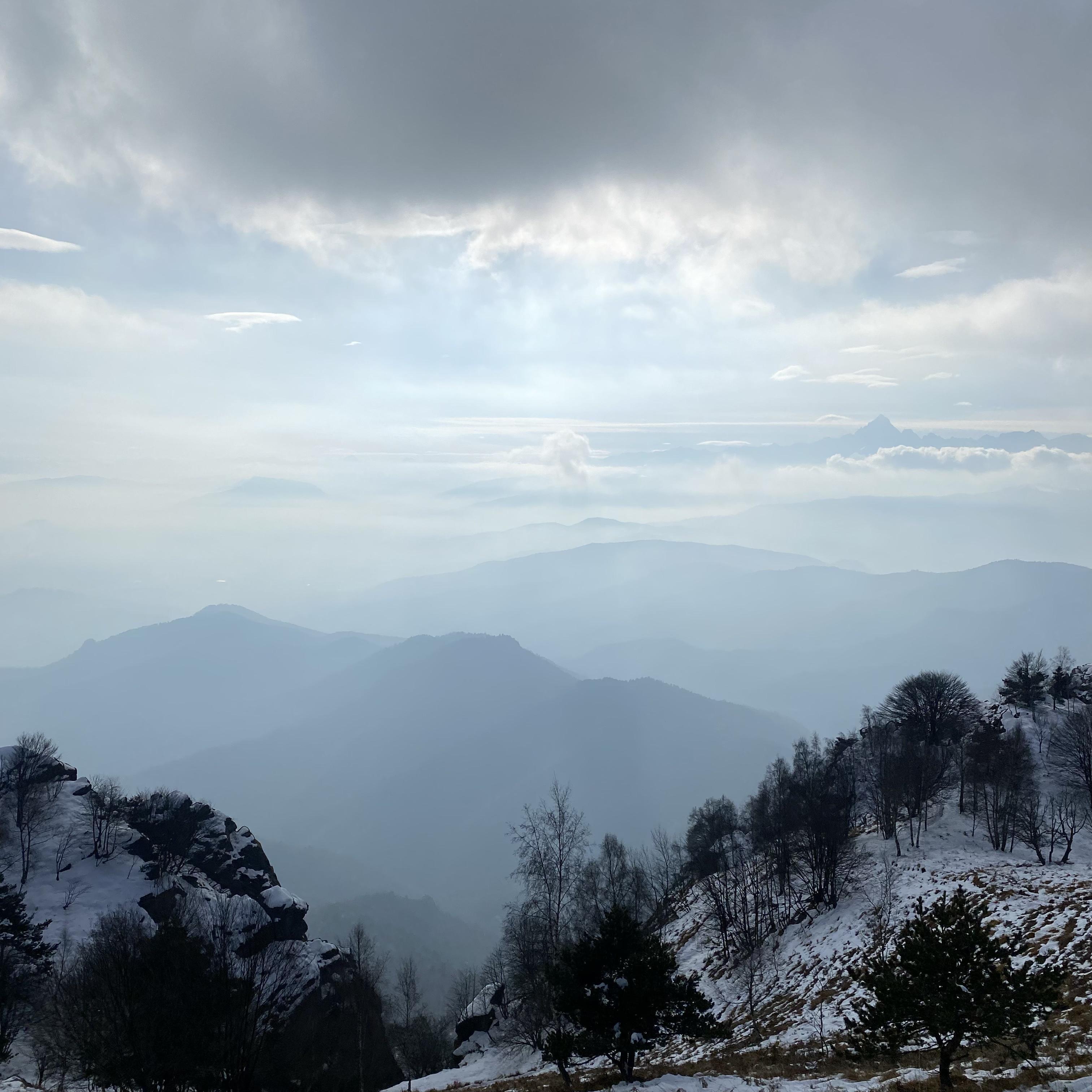 Monviso seen from Monte Freidour, Piemonte  OC