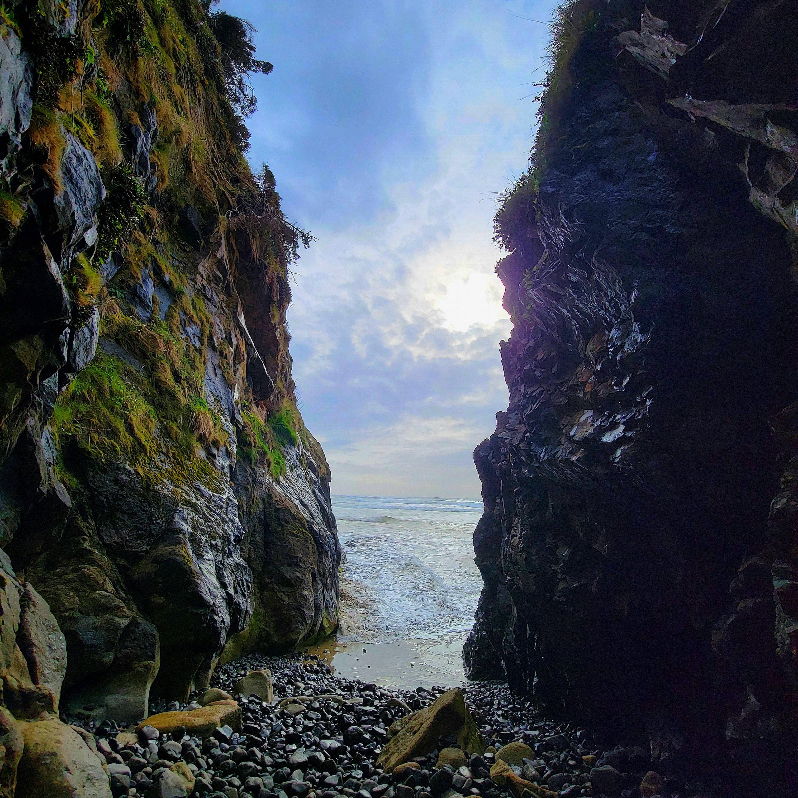 Hug Point Rd, Arch Cape, Oregon.