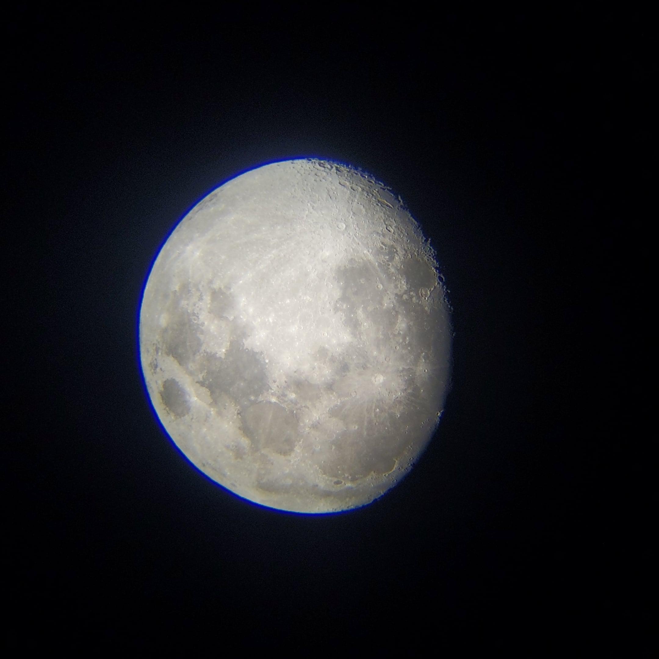 My phone and a cheap telescope