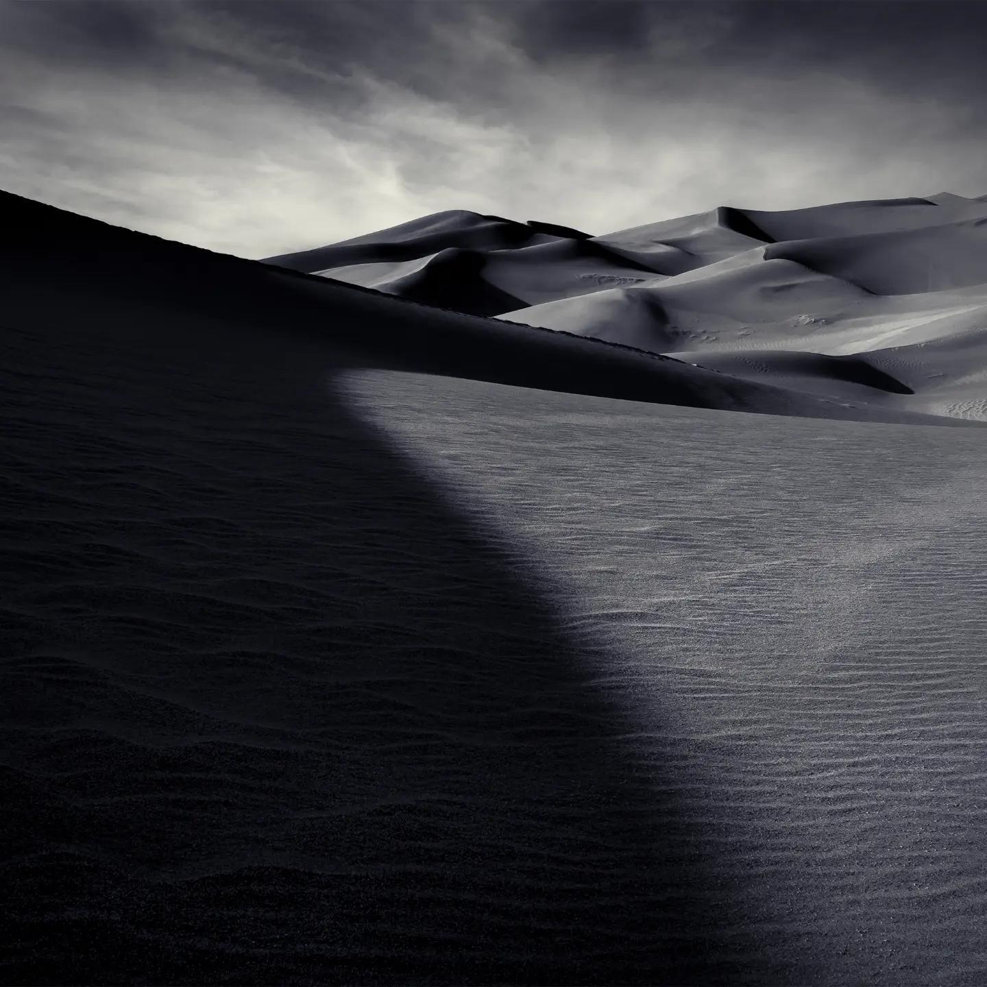Shadows on Sand, Great Sand Dunes National Park, Colorado. OC