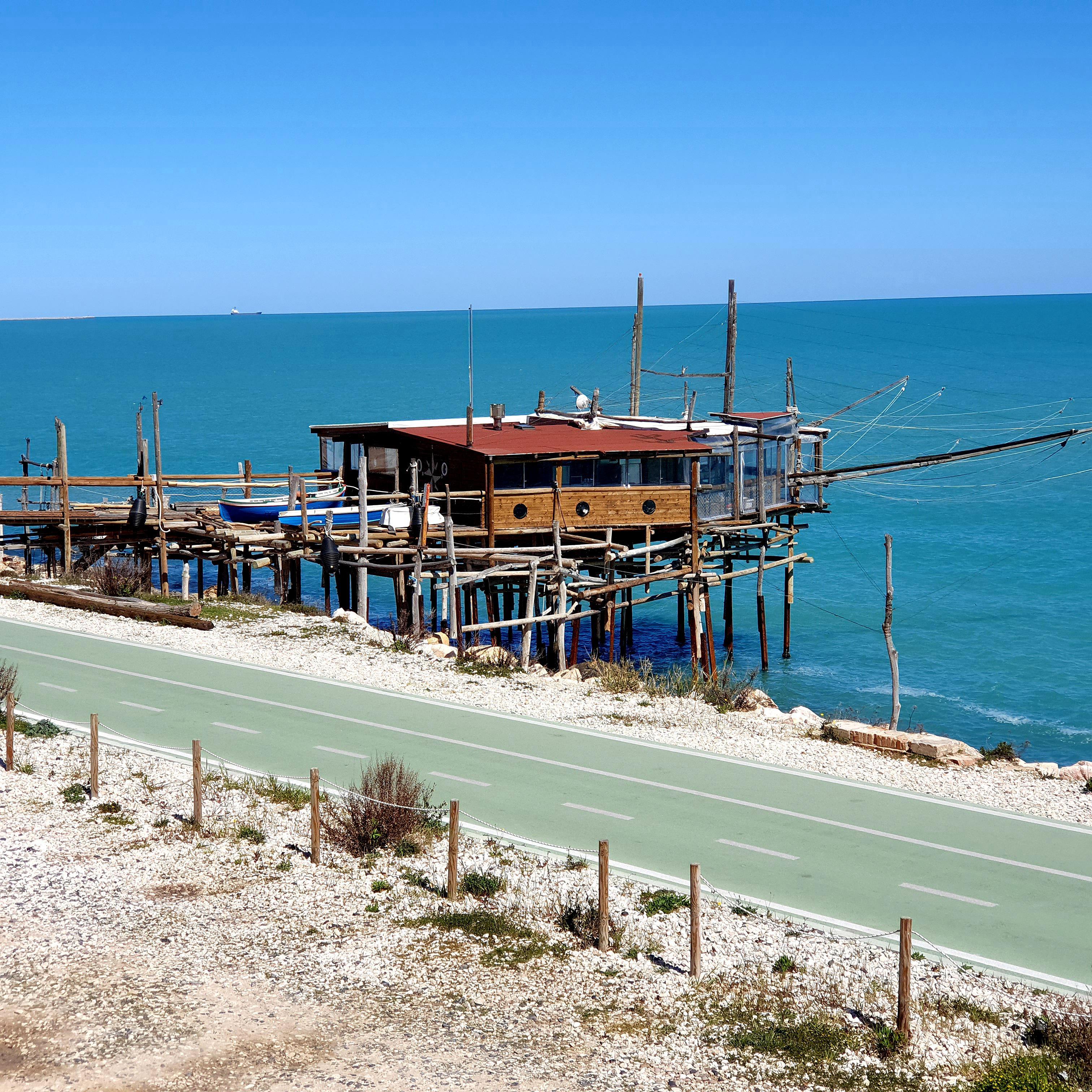 Trabocco Punta Fornace Italy Costa dei Trabocchi Abruzzo.
