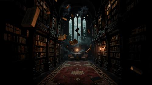 Haunted Library 4K