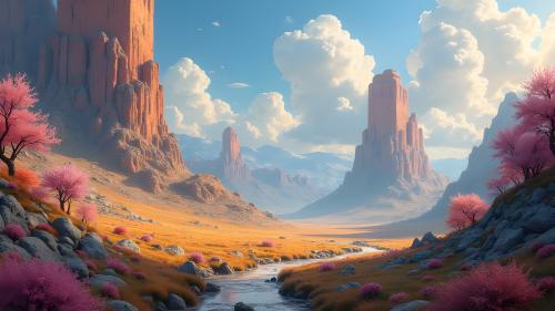 The Towers of Red Rock Valley