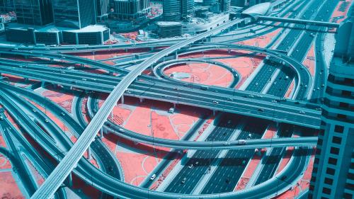 Dubai InfraScapes - Intersection, by Paolo Pettigiani