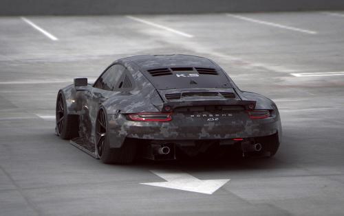 Camo beast: Porsche RSR with a tactical vibe!&quot;