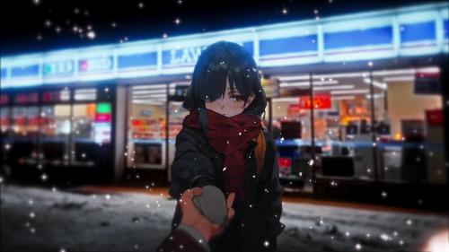 Snowy night