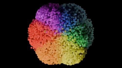 An abstract cluster of Balls