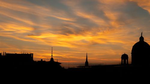 Sunset over Vienna