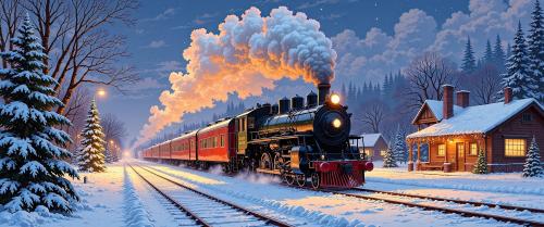 All aboard for the North Pole Express!