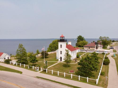 The Sand Point Lighthouse, Lake Michigan