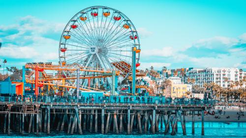 Pacific Park Ferris Wheel by Heliberto Arias