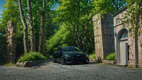 Hyundai Elantra N, visiting the ruins