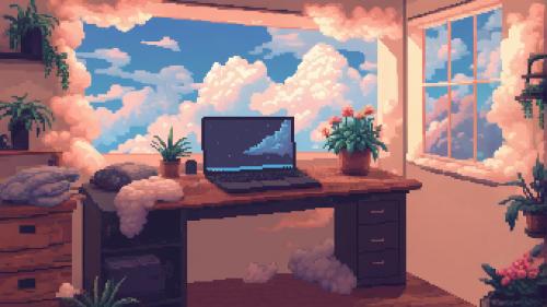 A Room in the Pixel Clouds