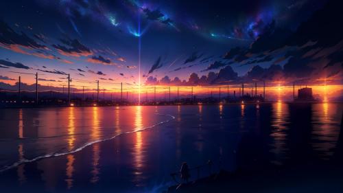 Sunset scenery