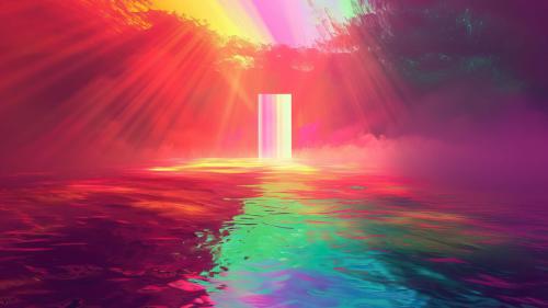 Colorful Mystical Doorway
