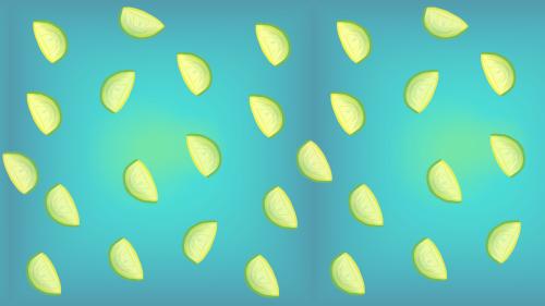 Summer Vibes -  - hand-drawn wallpaper, used a citrus slice I drew for a recent painting and made it a background!