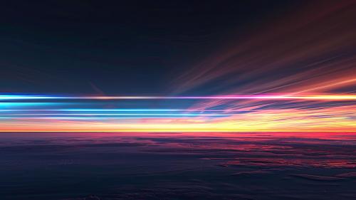 Colorful Horizon Glow