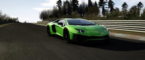 Aventador SV on the Nordschleife