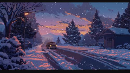 Wintery Road