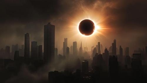 Eclipse Over The Metropolis