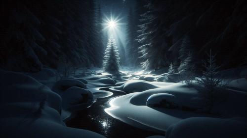 A star in the creek