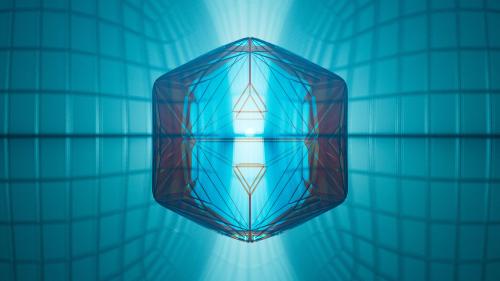Crystalline  Animated, seamlessly looping, version in the comments
