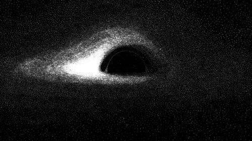 Black Hole Simulation by Jean-Pierre Luminet