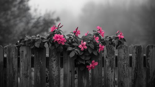 Color on the fence