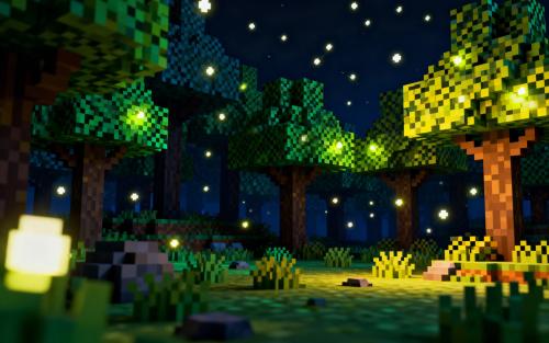 Minecraft nights hit different.