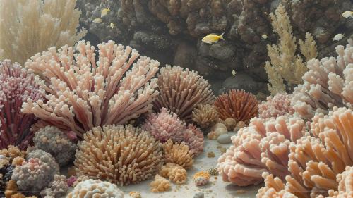 A Shallow Sun-Drenched Corel Reef - 2025