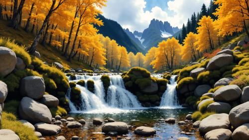 Autumn Valley Falls
