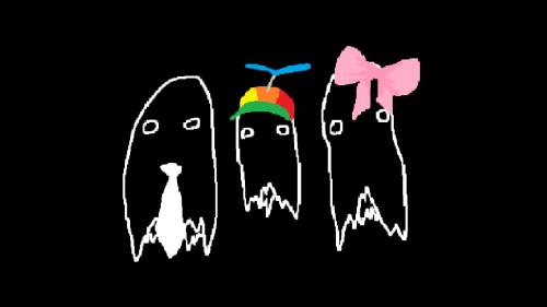 Happy Ghost Family
