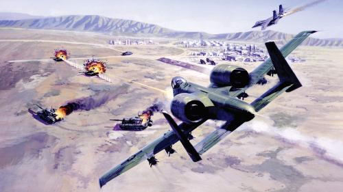 Air Force A-10 Thunderbolt II Warthog, 1994 by Gary Meyer