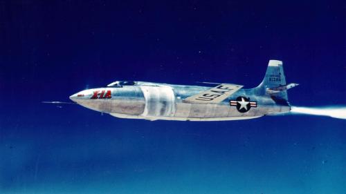 12 December 1953: X-1A Mach 2.4 @ 74,000 Ft - Source NASA -