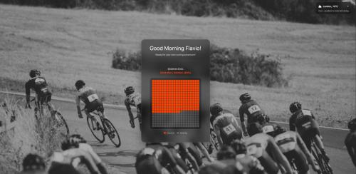 Personalized Cycling Strava Stats Wallpaper