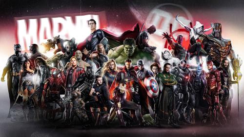 MARVEL x DC Wallpaper  upvote if you like it 😁