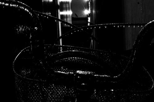 Bicycle Basket Black &amp; White Noir