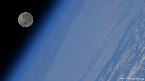 Moon from the ISS