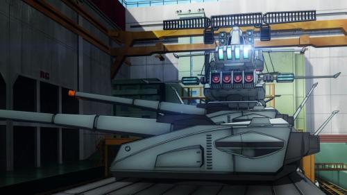 Space Battleship Arizona Fires Her Guns for the First Time