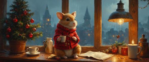 Cocoa &amp; Christmas Lights