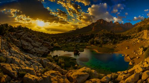 Desert Mountain Oasis