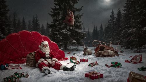 Santa has fallen