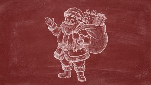 Retro Santa