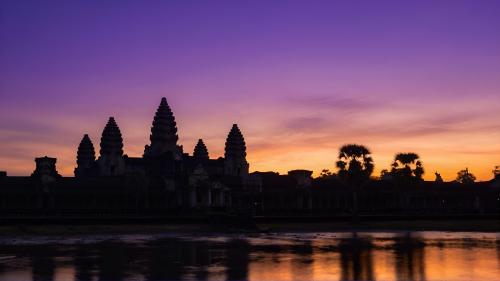 Angkor Wat Silhouette