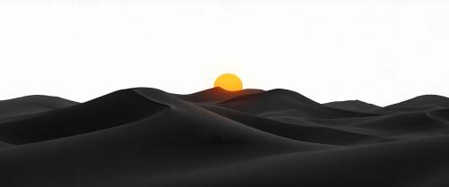 Silent dunes — minimal ultrawide wallpaper