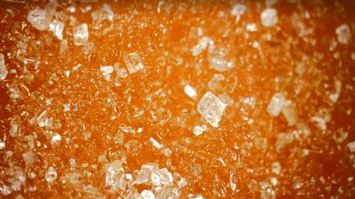 A Microscopic View Of a Vitamin C Gummy