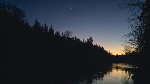 Wallpaper Linus Torvalds uses . AI upscaled + Photoshop tweaks to bring it close to original